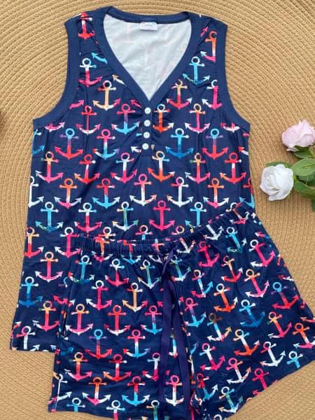 Anchor Shorts/Tank Pj's