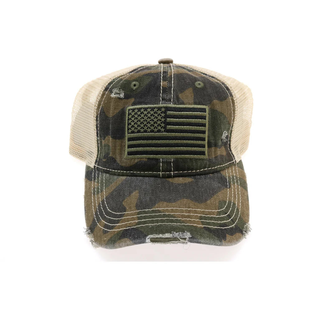 CC Flag Mesh Back Cap