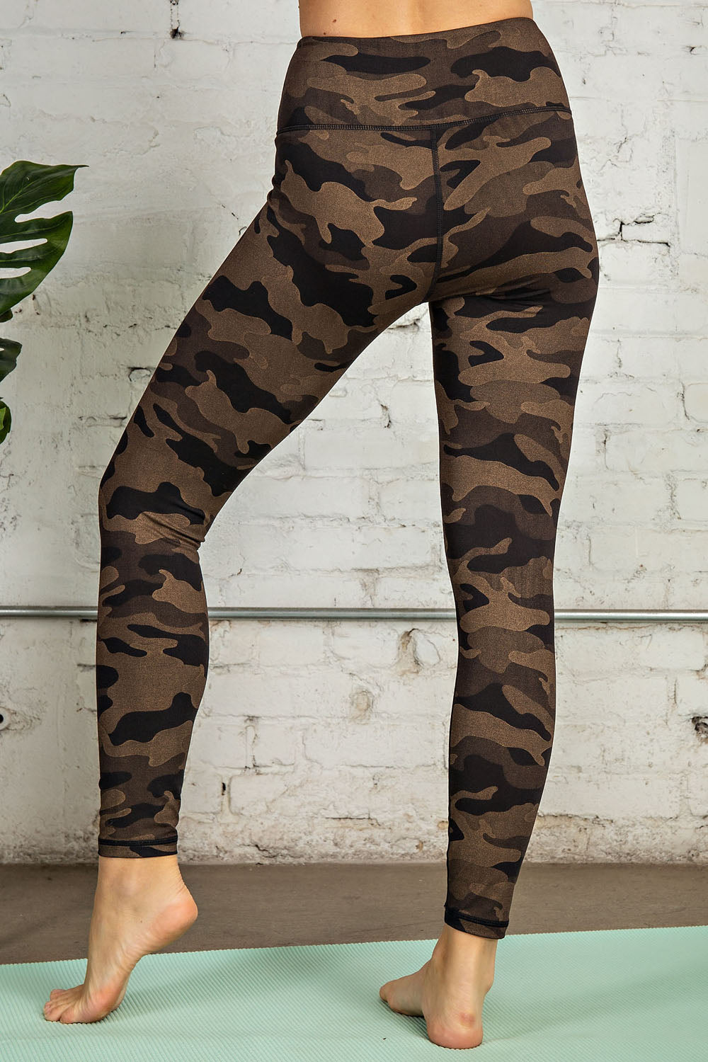 Gold Foil Camo Leggings